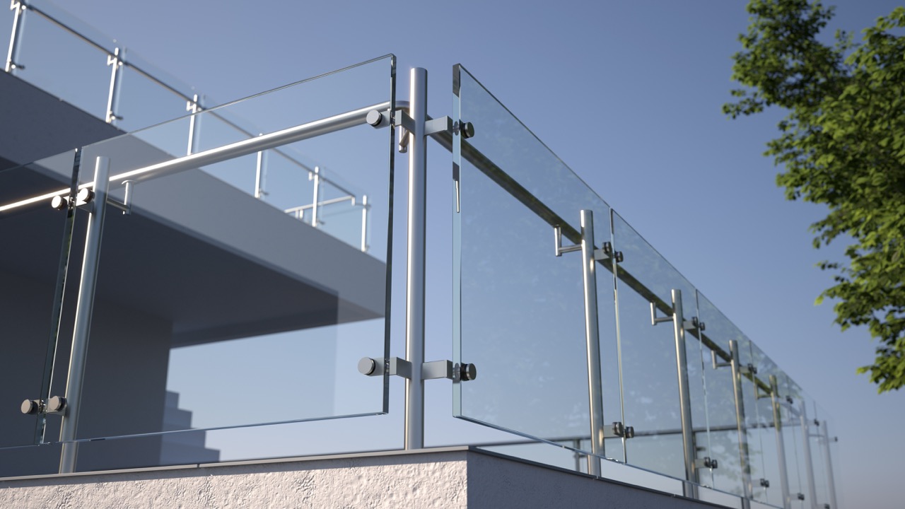 Architectural glass installation