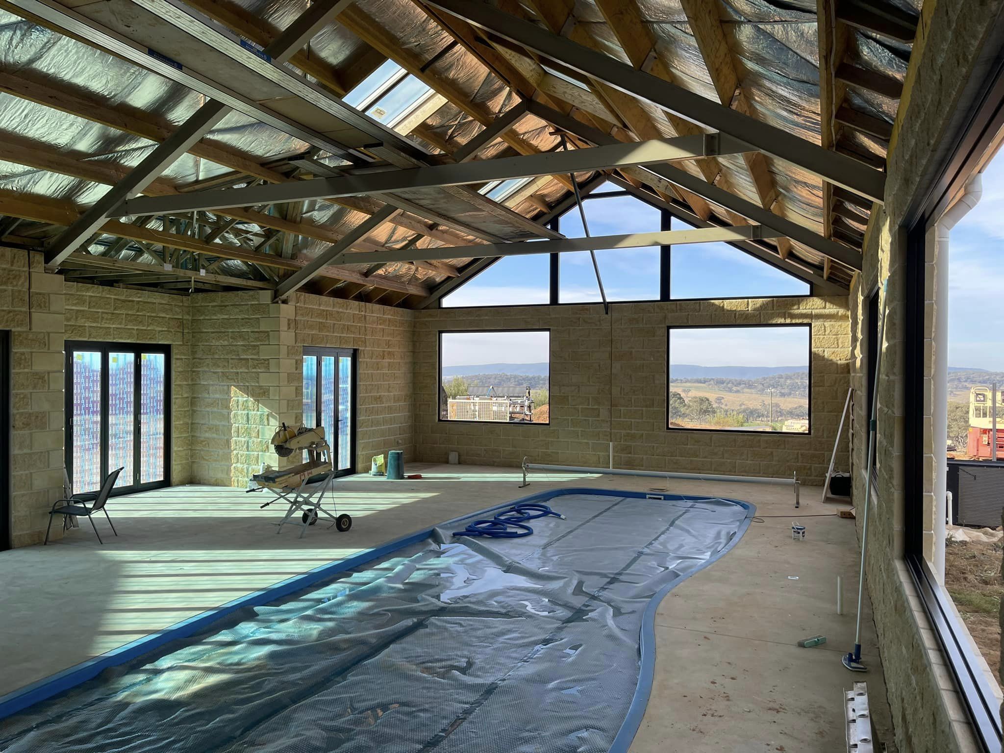 Indoor Pool Enclosure – project detail 3 by Insight Glass Solutions