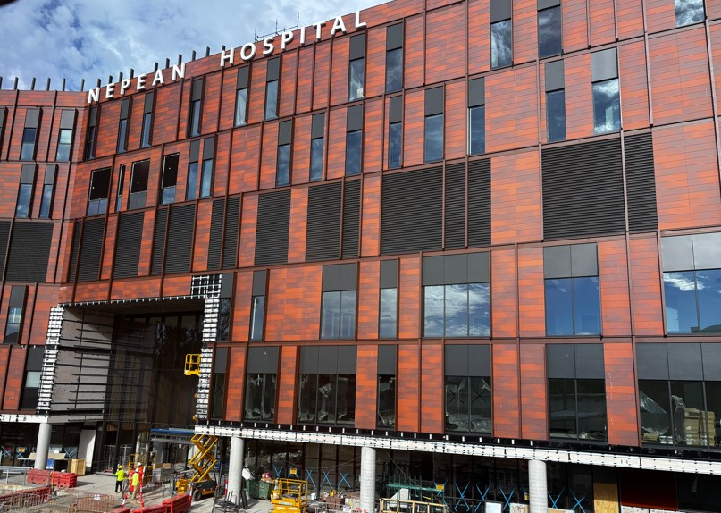 Nepean Hospital project completed by Insight Glass